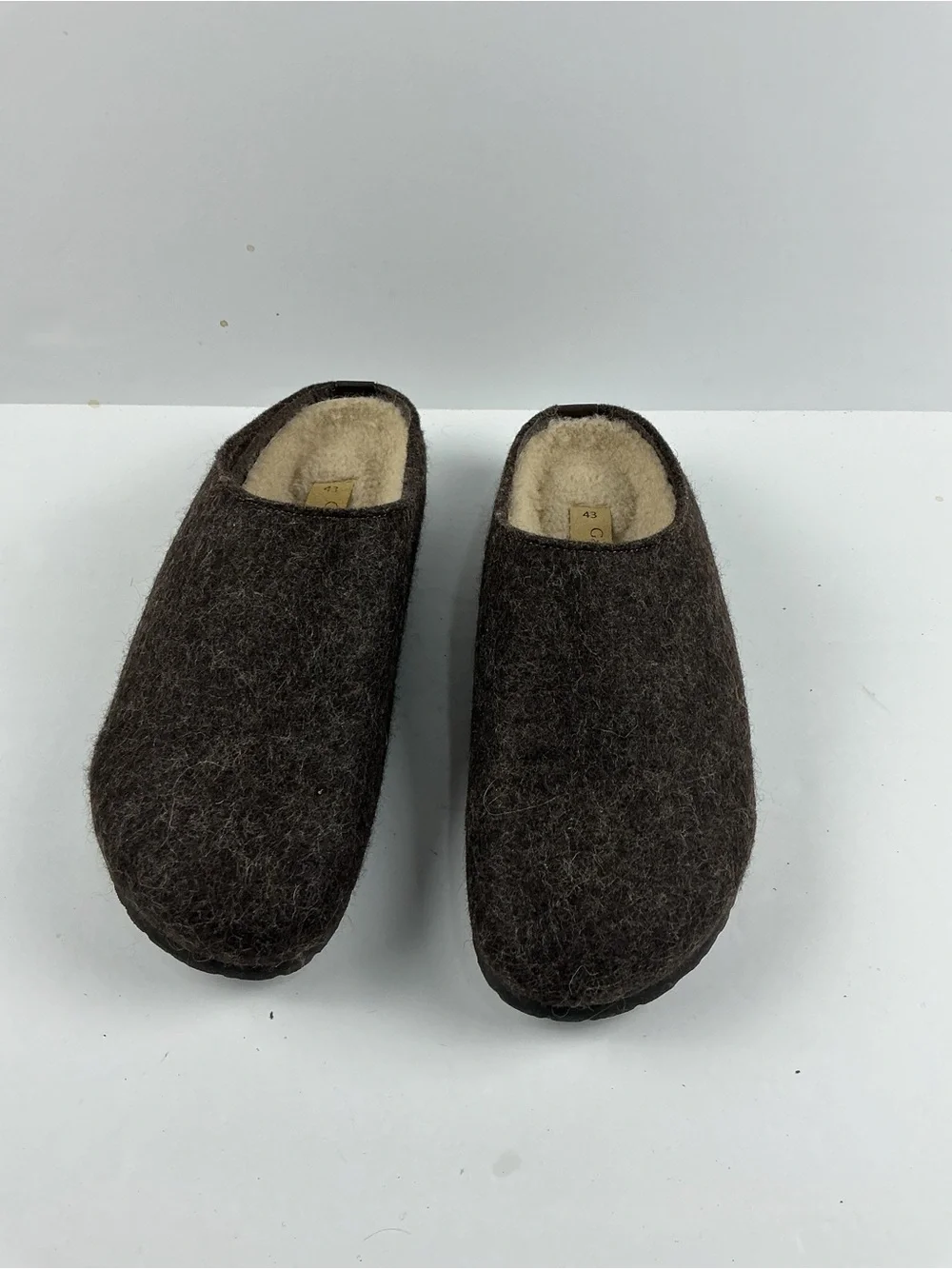 Garnet Hill Men’s one-mile wool slides made in Italy